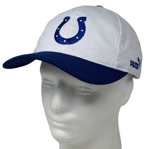 Indianapolis Colts Baseball Hat Cap Puma White Strapback NFL Pro Line Football